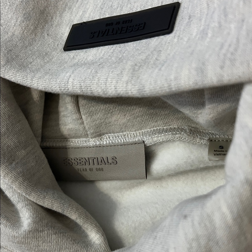 Fear of God ESSENTIALS Light Oatmeal Hoodie - Picture 8 of 15